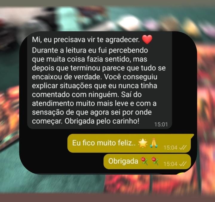 Depoimento de consulente 1