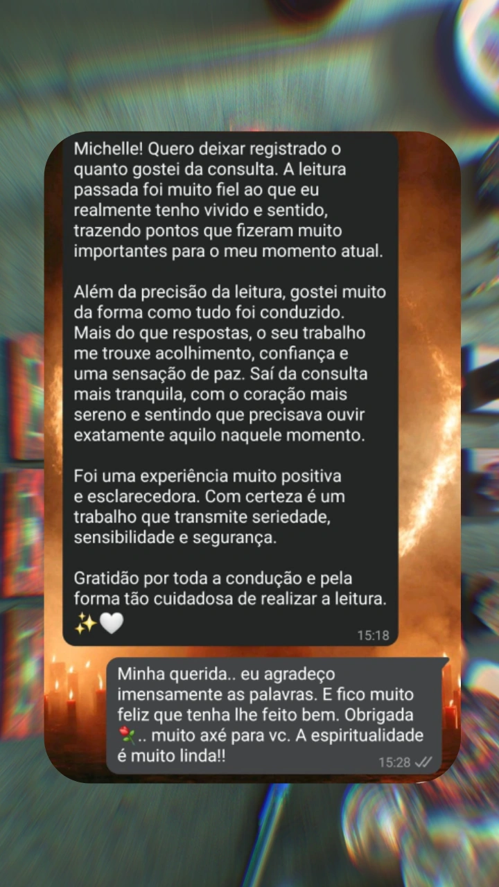 Depoimento de consulente 1